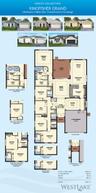 Kingfisher Grand Model Home Floor Plan w/ "Available Bedroom w/ Sitting Room Variation" Option.