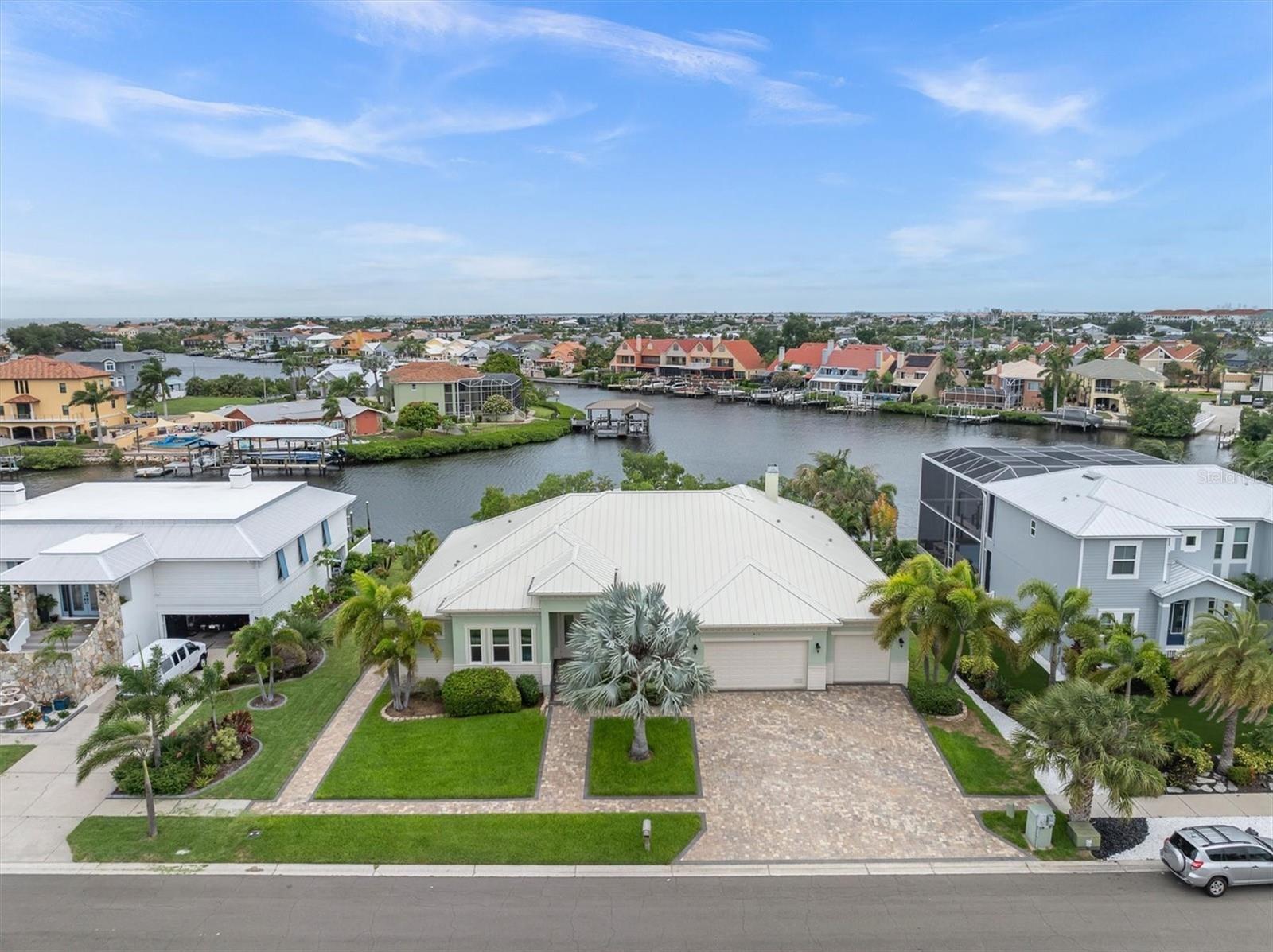 Front view w/ canal