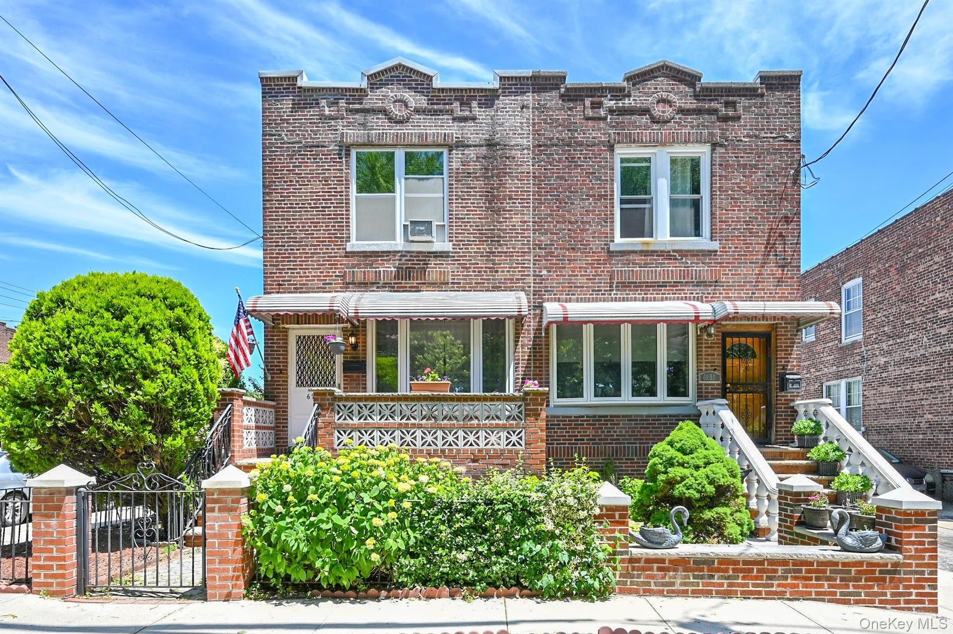 Brick facade residence.