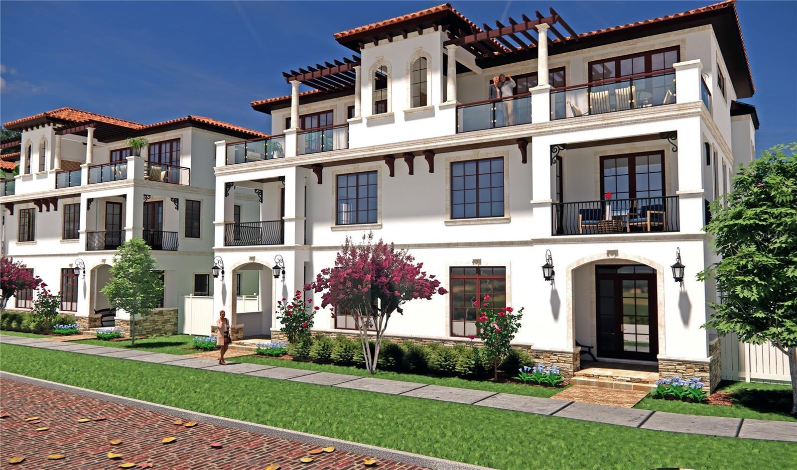 Front view on Bayshore Drive