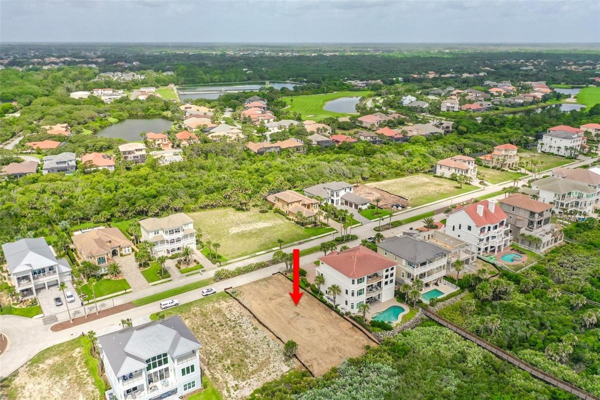 Aerial view of the Lot