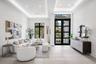 Entryway with 13ft ceilings