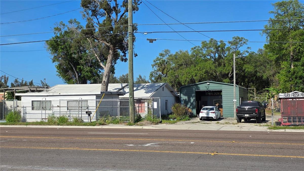WIDE FRONT ENTRANCE OFF 4 LANE 50TH STREET2319 50th St, Tampa, FL 3619Lot A has a house, separate closed & open sheds.