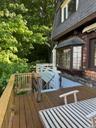 Deck off Great Room with stairs to yard & walkway around house to back porch...all facing river.