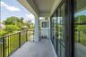Primary bedroom balcony overlooks gold course