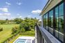 Primary bedroom balcony overlooks gold course