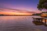 Sunset views from your private dock