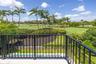 Primary bedroom balcony overlooks gold course