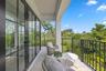 Primary bedroom balcony overlooks gold course