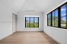 Second floor bedroom has huge window box seat