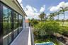 Primary bedroom balcony overlooks gold course