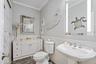 Guest half bath on first floor