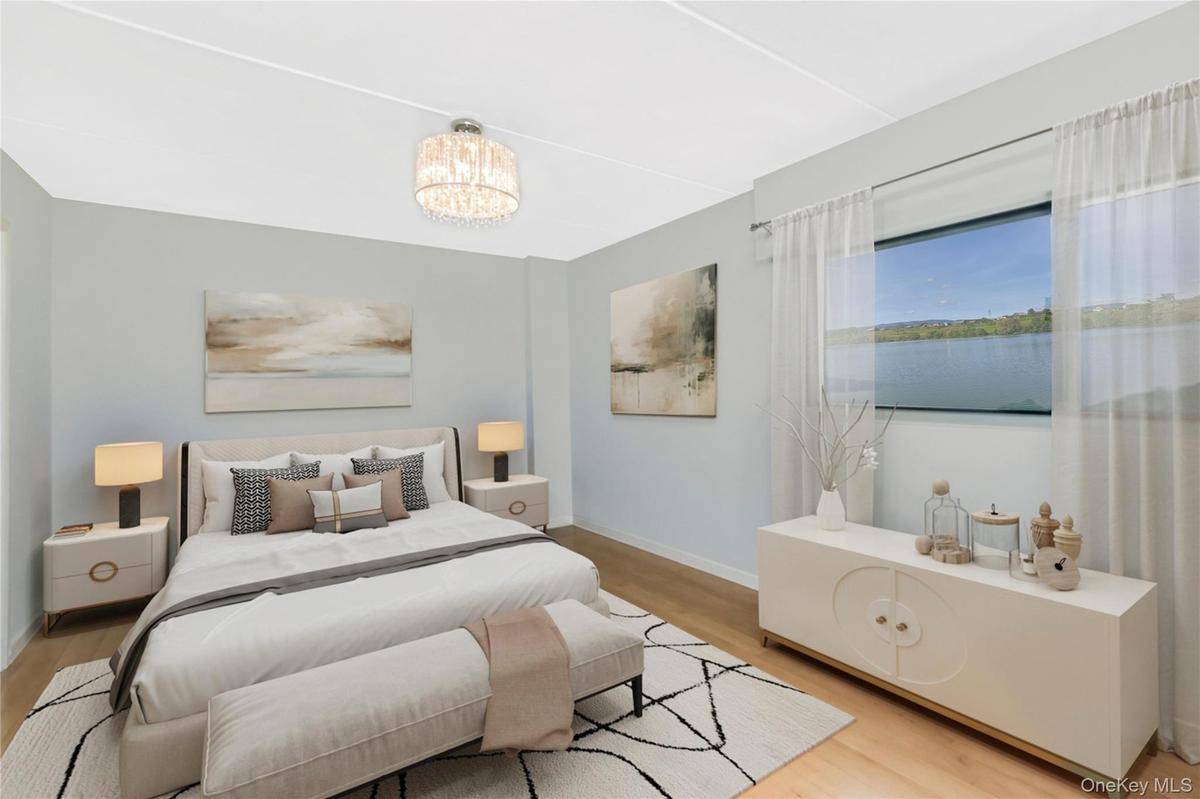Virtually Staged Primary Bedroom