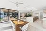 dining overlooking covered patio