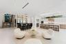 wet bar seating and kitchen