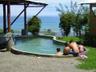 Pool overlooking the lagoon and the Ocean