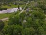 Bird's eye view of the lot and nearby body of water
