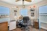 2nd floor Office with hurricane windows with views of Long Island Sound