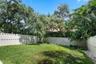 Plenty of private yardspace fully fenced with very minimal maintenance.  HOA cares for the grass mowing