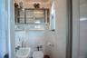 Half bath on the first floor