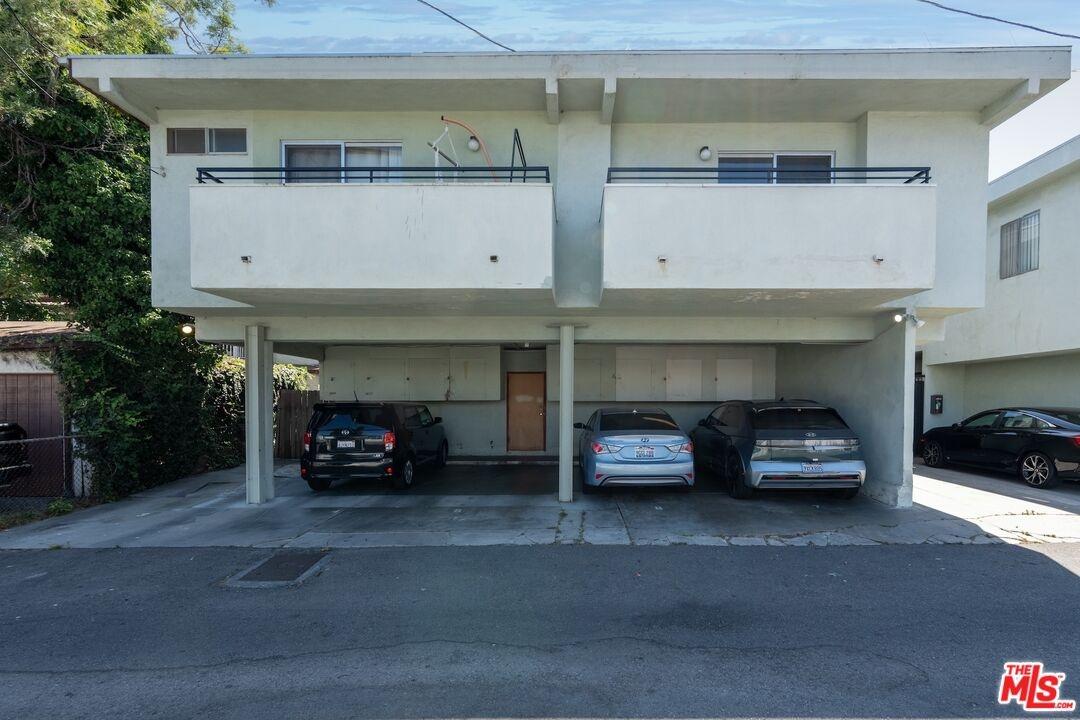 Apartment rear carport parking