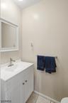 First floor half bath
