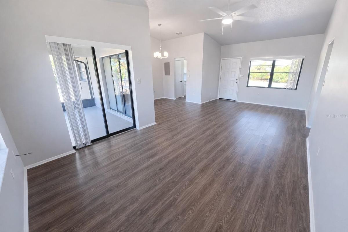 Unit A living room