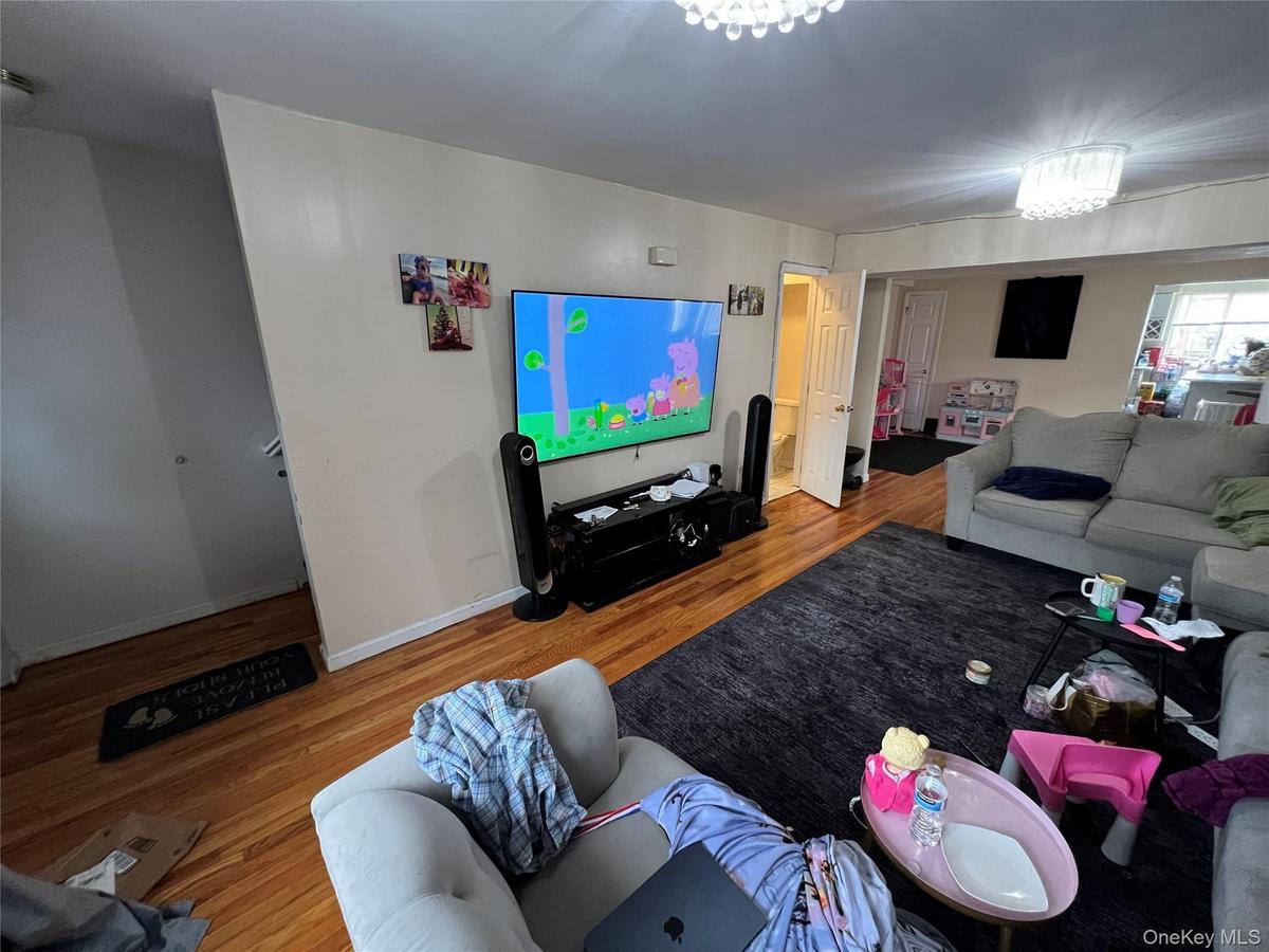 1st floor living room in primary unit