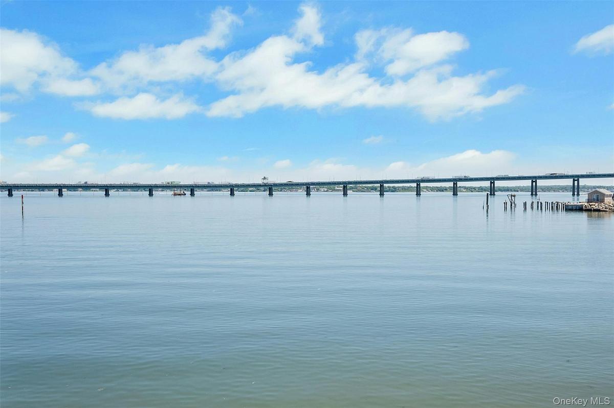 Unobstructed Panoramic views all your own of Long Island Sound and the Throggs Neck Bridge