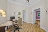 Bedroom 3 and 4 are adjacent to the office.