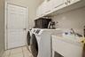 Laundry with access to garage