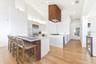 IPE Wood Accents and Quartz Counters Acccent the Chef's Space