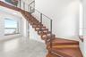 Floating IPE Wood Stairs w/ Underside Lighting