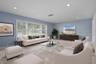 virtually staged living room