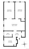 Typical Floor Plan for 2 Br Apartments
