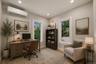 Virtually Staged. 1st floor Bedroom/office/den