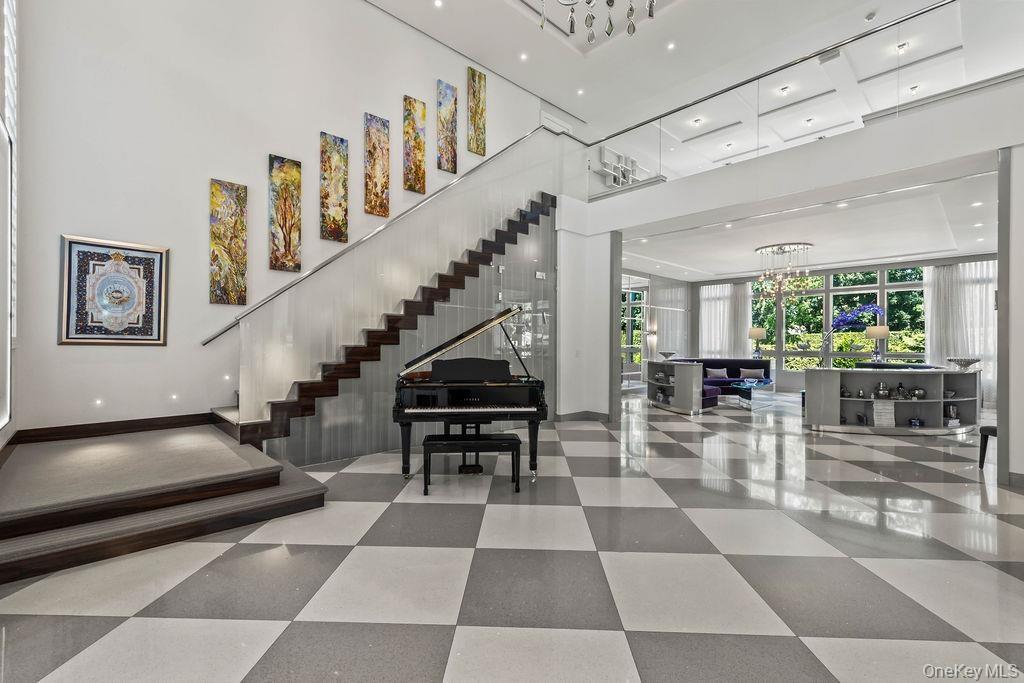 Two story entryway
