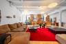 Expansive loft with custom shelving