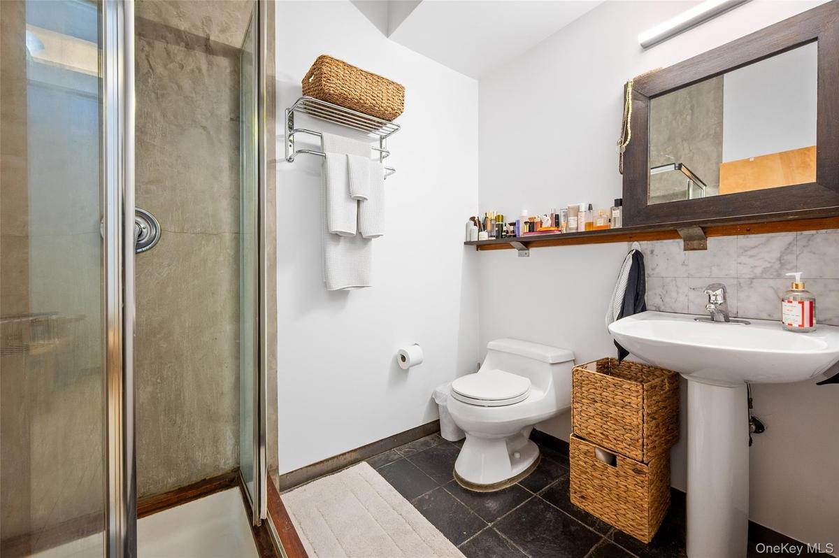 Bathroom with walk-in shower