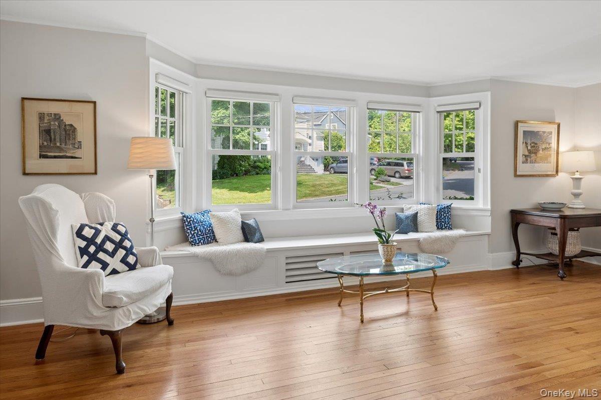 Who doesn't love a bay window with a built-in seat!