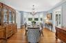 The dining room easily seats 10-12 guests.