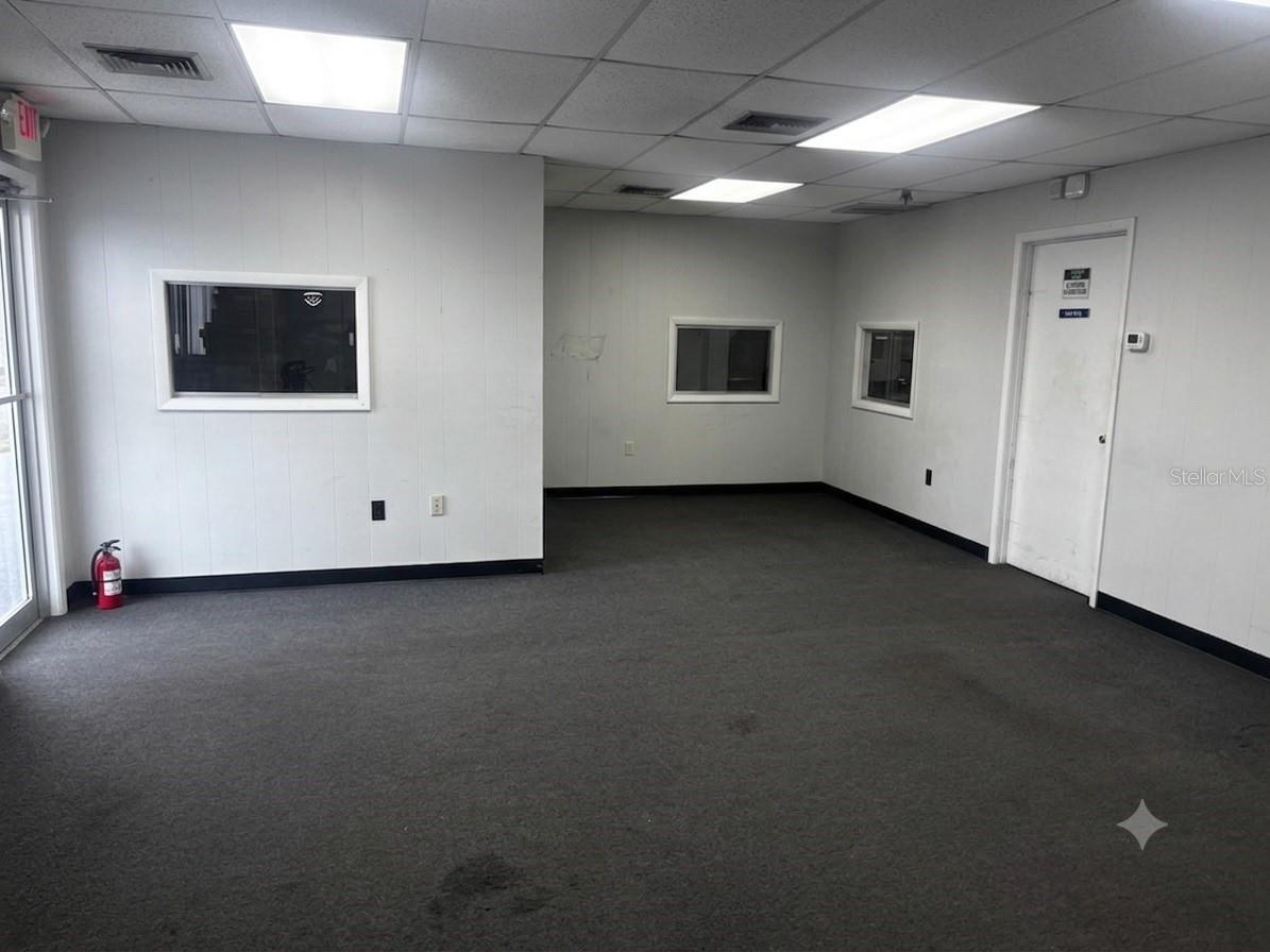View of extra storage corner space.