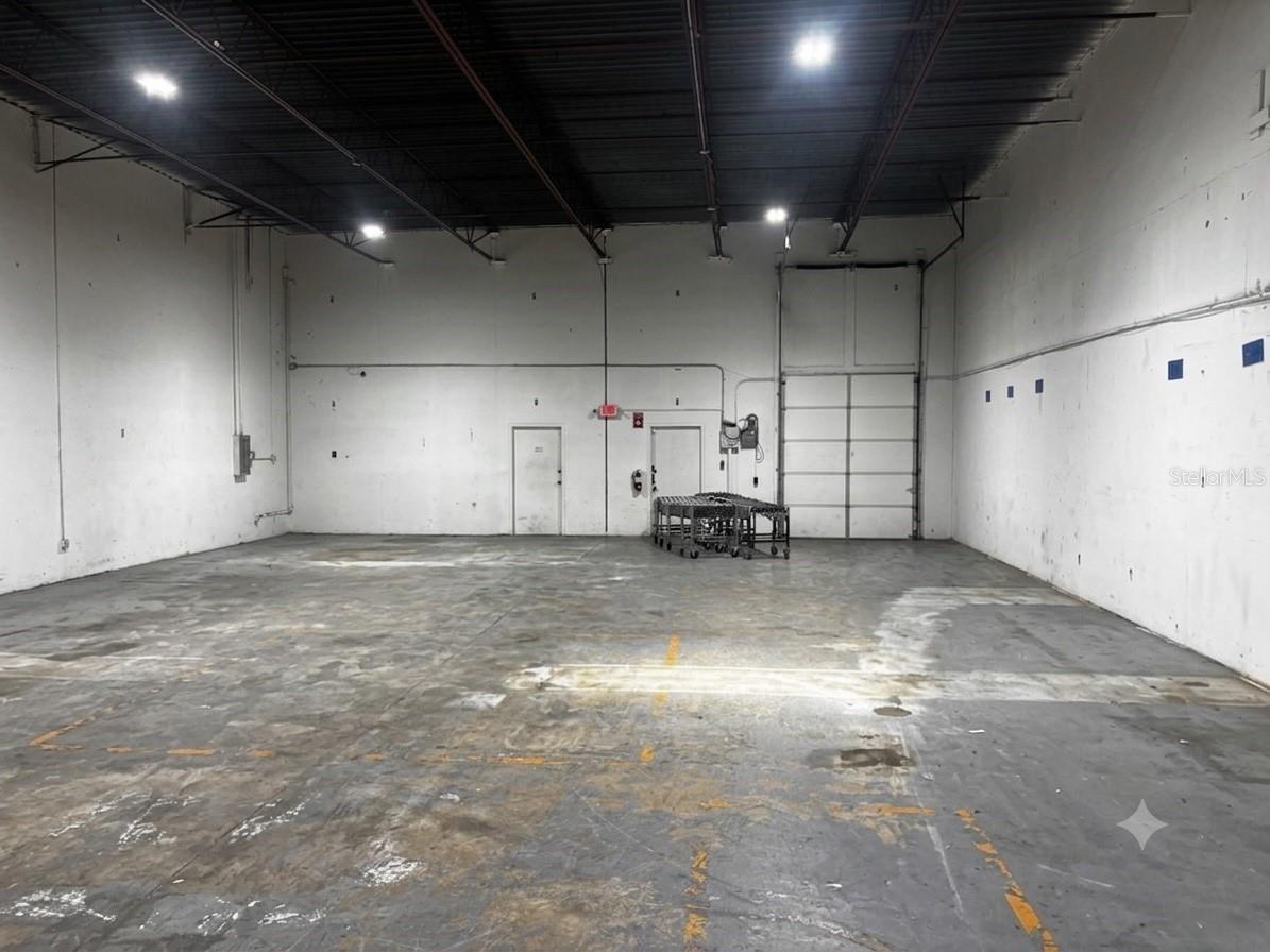 View of back door exit.