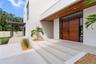 Locally handcrafted African Sapele wood entry door