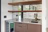 Second floor wet bar