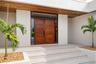 Locally handcrafted African Sapele wood entry door