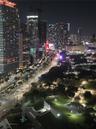 view - Bayside Park / Biscayne Boulevard at night