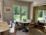Breakfast bar and seating for 4 at the table