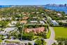 Aerial View of single story over 8,000 Sf home sited on a .78 acre lot.