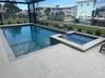 Heated salt pool and spa